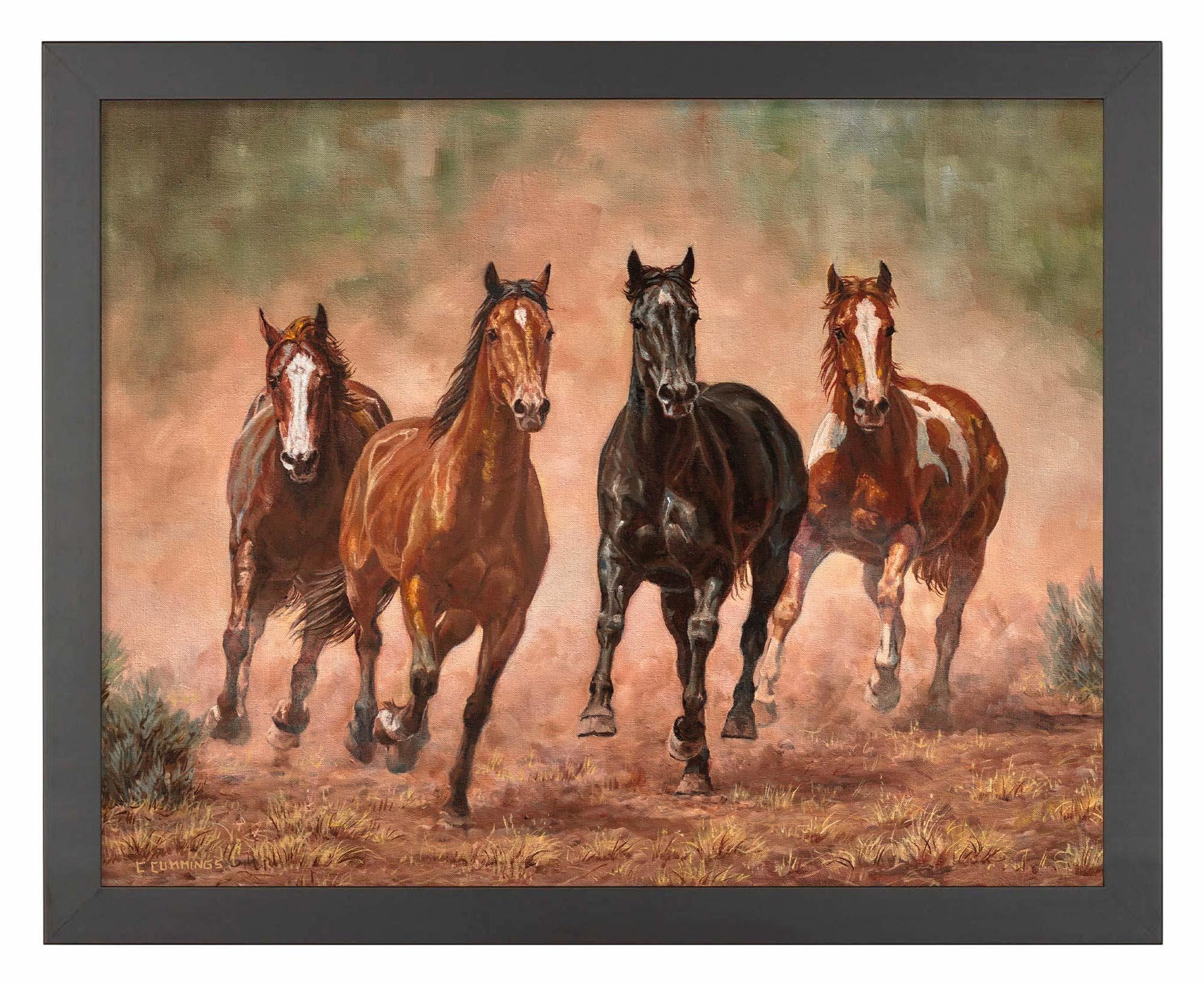 Run Time—Horses Art Print - Wild Wings