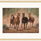 Run Time—Horses Limited Edition Paper Print - Wild Wings