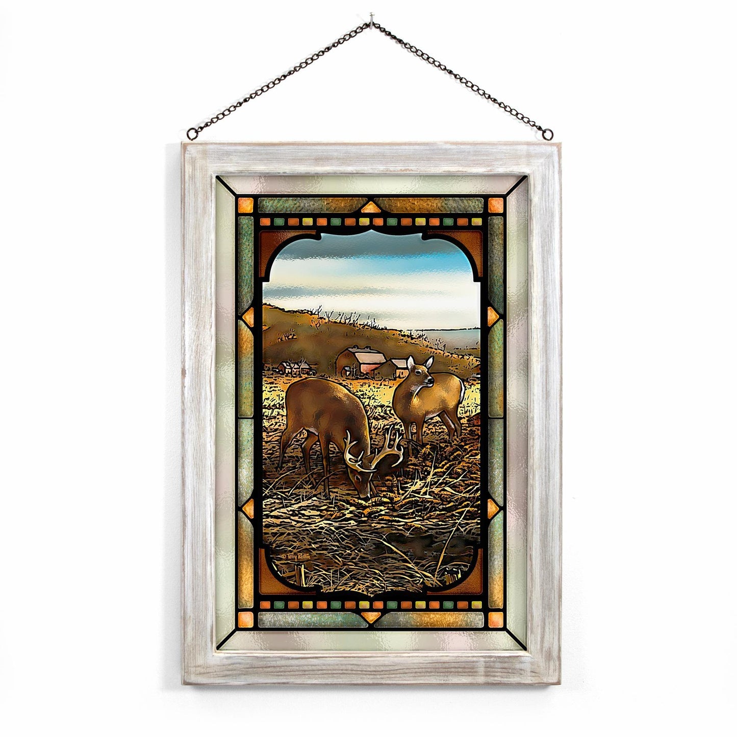 Sharing the Bounty Stained Glass Art - Wild Wings