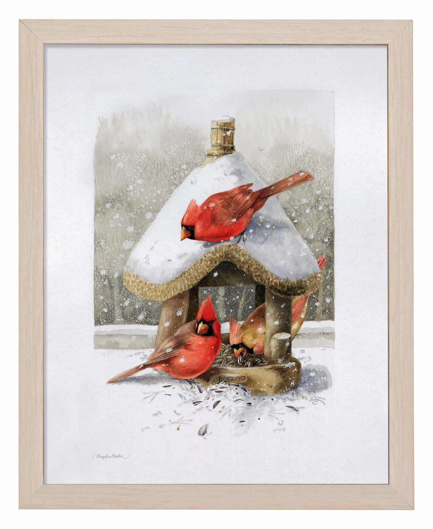 Winter Buffet Art Print - Wild Wings