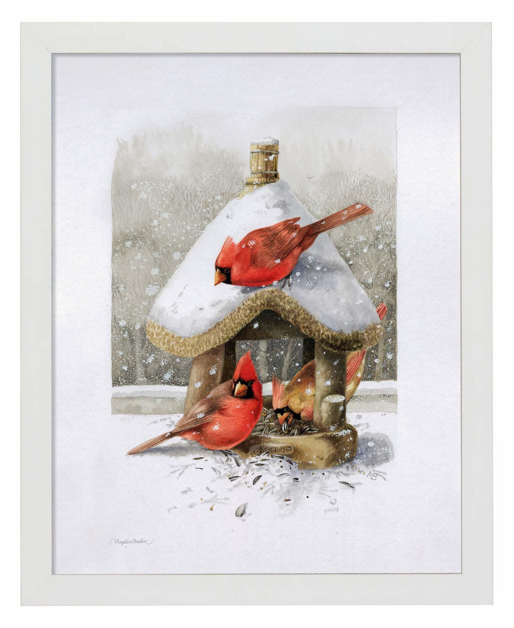 Winter Buffet Art Print - Wild Wings